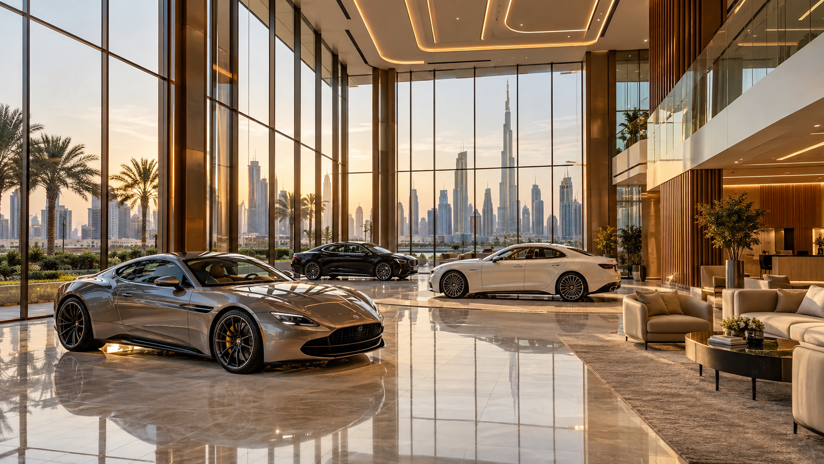 picture of a showroom in dubai